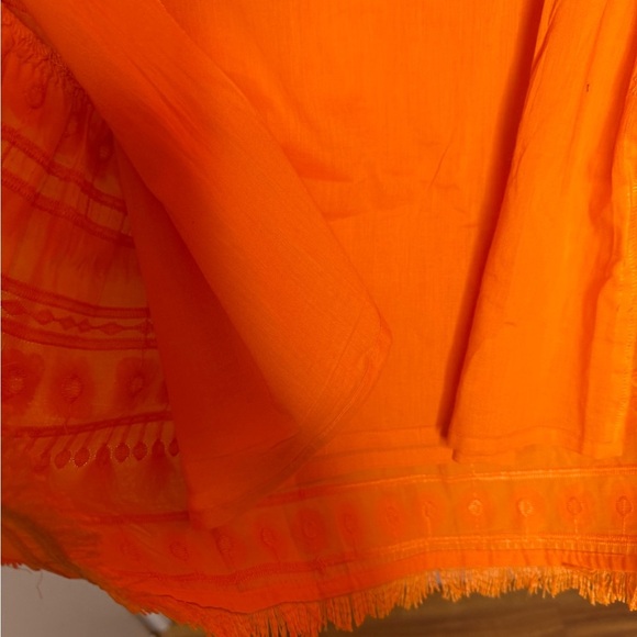 Marie Oliver Herra Fringe Embroidered Mini Dress Orange - XS - Picture 5 of 10